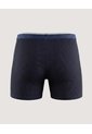 Boxer Medio Microfibra Con Malla  Para Hombre Azul Ostu de Ostu