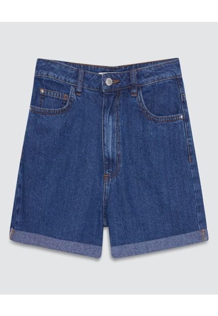 Short Para Mujer Multiusos Punto Color Azul Marca Ostu #40190233