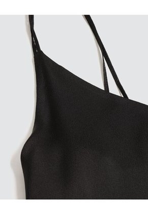 Top Para Mujer Cuello V Color Negro Marca Ostu #40220357