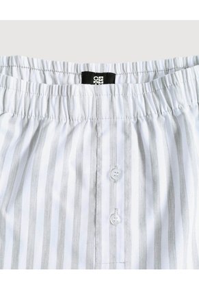 Boxer Amplio Estampado Classic X1 Para Hombre Gris Ostu