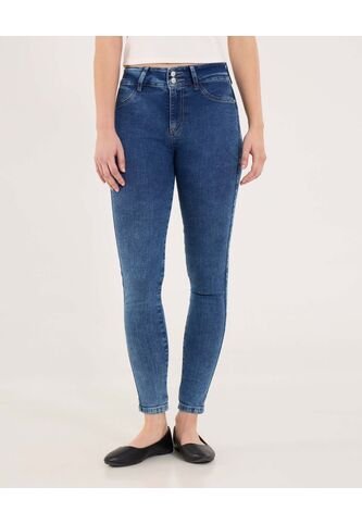 Jean Para Mujer Push Up Color Azul Marca Ostu #40160592 Ostu