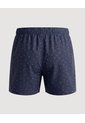 Bóxer Amplio Estampado Mini Print  Para Hombre Azul Ostu de Ostu