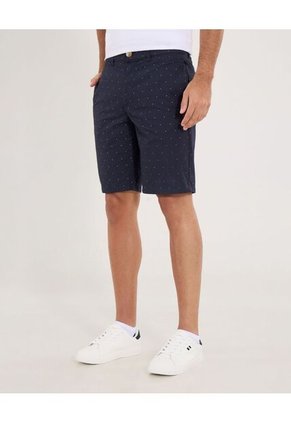 Bermuda Para Hombre Regular Corto Color Azul Marca Ostu #60100459