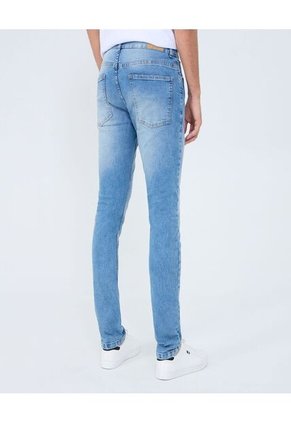 Jean Para Hombre Skinny Color Azul Claro Marca Ostu #60160416