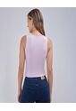 Top Para Mujer Cuello Redondo Color Rosado  Marca Ostu #40220352 de Ostu