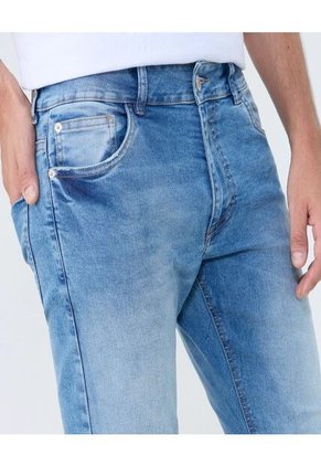 Jean Para Hombre Skinny Color Azul Claro Marca Ostu #60160416