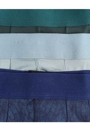 Pack X3 Boxer Medio Flex X3 Para Hombre Negro Ostu