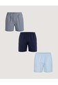 Pack Boxer Amplio Cuadros Y Palmeras  Para Hombre Negro Ostu de Ostu