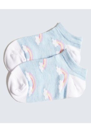 Medias Infantil Niña Invisible Color Blanco Marca Ostu #90980125