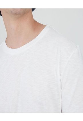 Camiseta Para Hombre Manga Corta Color Blanco Marca Ostu #60091095