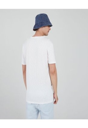 Camiseta Para Hombre Manga Corta Color Blanco Marca Ostu #60091095