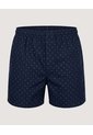 Bóxer Amplio Estampado Geométrico  Para Hombre Azul Ostu de Ostu