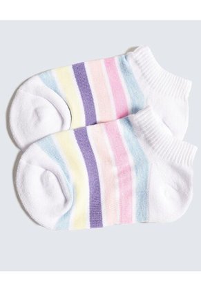 Medias Infantil Niña Invisible Color Blanco Marca Ostu #90980125