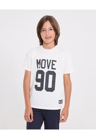 Camiseta  Infantil Niño Manga Corta Cuello Redondo Color Crema Marca Ostu #80090279 Ostu