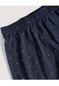 Bóxer Amplio Estampado Geométrico  Para Hombre Azul Ostu de Ostu