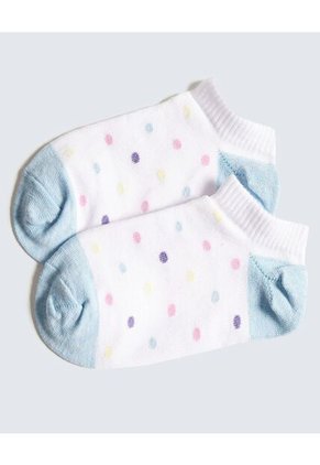 Medias Infantil Niña Invisible Color Blanco Marca Ostu #90980125