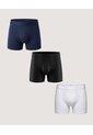 Pack X3 Boxer Medio Mix Estampado  Para Hombre Negro Ostu de Ostu