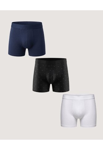 Pack X3 Boxer Medio Mix Estampado  Para Hombre Negro Ostu Ostu