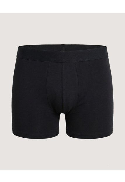 Bóxer Medio Básico De Confort  Para Hombre Negro Ostu