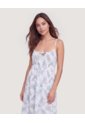 Vestido Sisa Silueta Fluida  Para Mujer Blanco Ostu de Ostu
