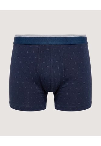 Boxer Corto Estampado Geométrico  Para Hombre Azul Ostu Ostu