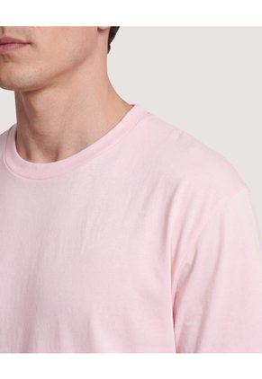Camiseta Estampado Posterior  Para Hombre Rosa Ostu