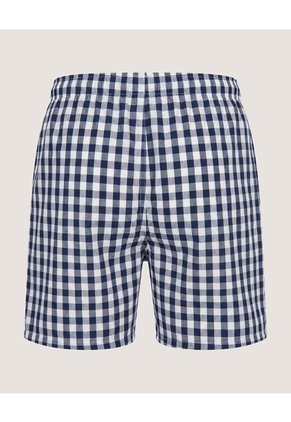 Bóxer Amplio Cuadros Vichy Para Hombre Azul Ostu