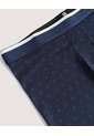 Boxer Corto Estampado Geométrico  Para Hombre Azul Ostu de Ostu