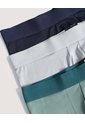 Boxer Medio Básico Pack X3  Para Hombre Negro Ostu de Ostu