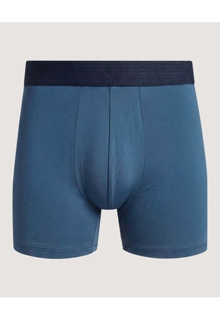 Boxer Medio Básico  Para Hombre Azul Ostu