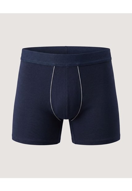 Boxer Medio Con Costuras A Contraste  Para Hombre Azul Ostu