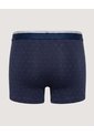 Boxer Corto Estampado Geométrico  Para Hombre Azul Ostu de Ostu