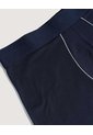 Boxer Medio Con Costuras A Contraste  Para Hombre Azul Ostu de Ostu