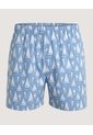 Boxer Amplio Sail Print  Para Hombre Azul Ostu de Ostu