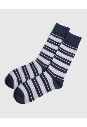 Medias Para Hombre Caña Larga Color Negro Marca Ostu #60980308