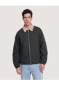 Chaqueta Harrington Bicolor  Para Hombre Verde Ostu de Ostu