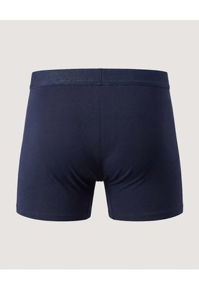 Boxer Medio Con Costuras A Contraste Para Hombre Azul Ostu