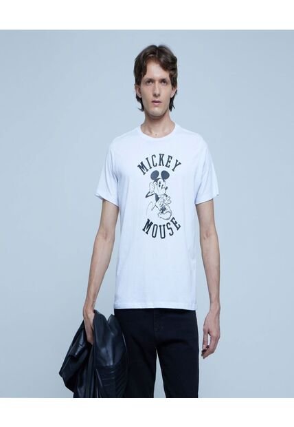 Camiseta Estampada De Mickey Mouse  De Hombre #60091096 Ostu