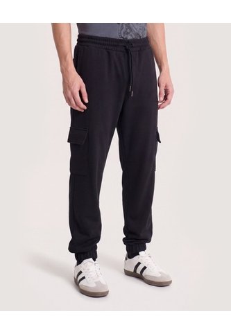 Jogger Cargo Utility  Para Hombre Negro Ostu Ostu