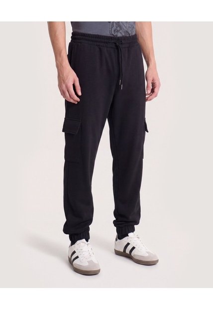 Jogger Cargo Utility  Para Hombre Negro Ostu