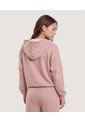 Hoodie Unicolor  Para Mujer Piel Ostu de Ostu
