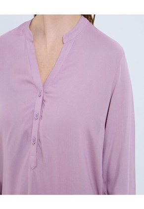 Blusa Para Mujer Manga 3/4 Color Lila Marca Ostu #40121118