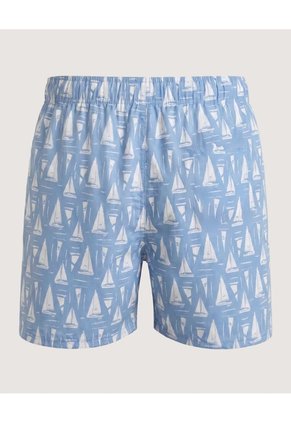 Boxer Amplio Sail Print  Para Hombre Azul Ostu