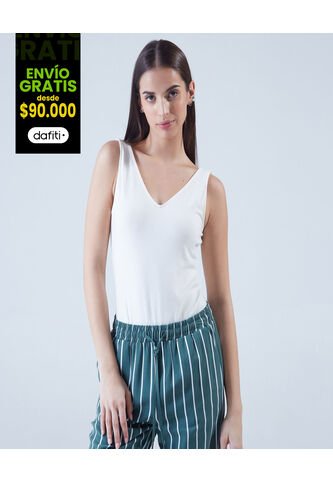 Body Para Mujer Manga Sisa Color Blanco Marca Ostu #40200079 Ostu