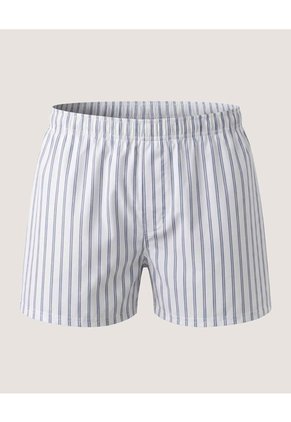 Bóxer Amplio Cuadros Vichy Para Hombre Azul Ostu