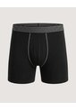 Boxer Medio Con Costuras A Contraste  Para Hombre Negro Ostu de Ostu