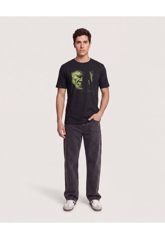 Camiseta Hulk Shadow  Para Hombre Negro Ostu Ostu