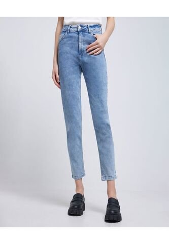 Jean Para Mujer Mom Color Azul Claro Marca Ostu #40160445 Ostu