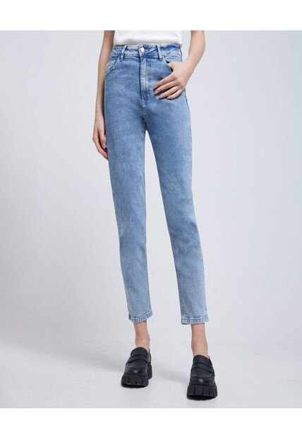 Jean Para Mujer Mom Color Azul Claro Marca Ostu #40160445