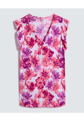 Blusa Para Mujer Manga Sisa Color Rosado Marca Ostu #40120991